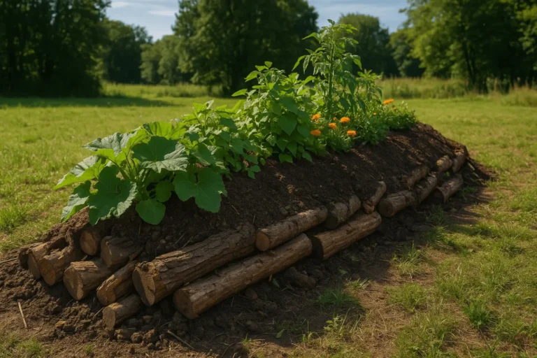 Butte autofertile de jardin cultivée avec des semences reproductibles, sans traitement chimique